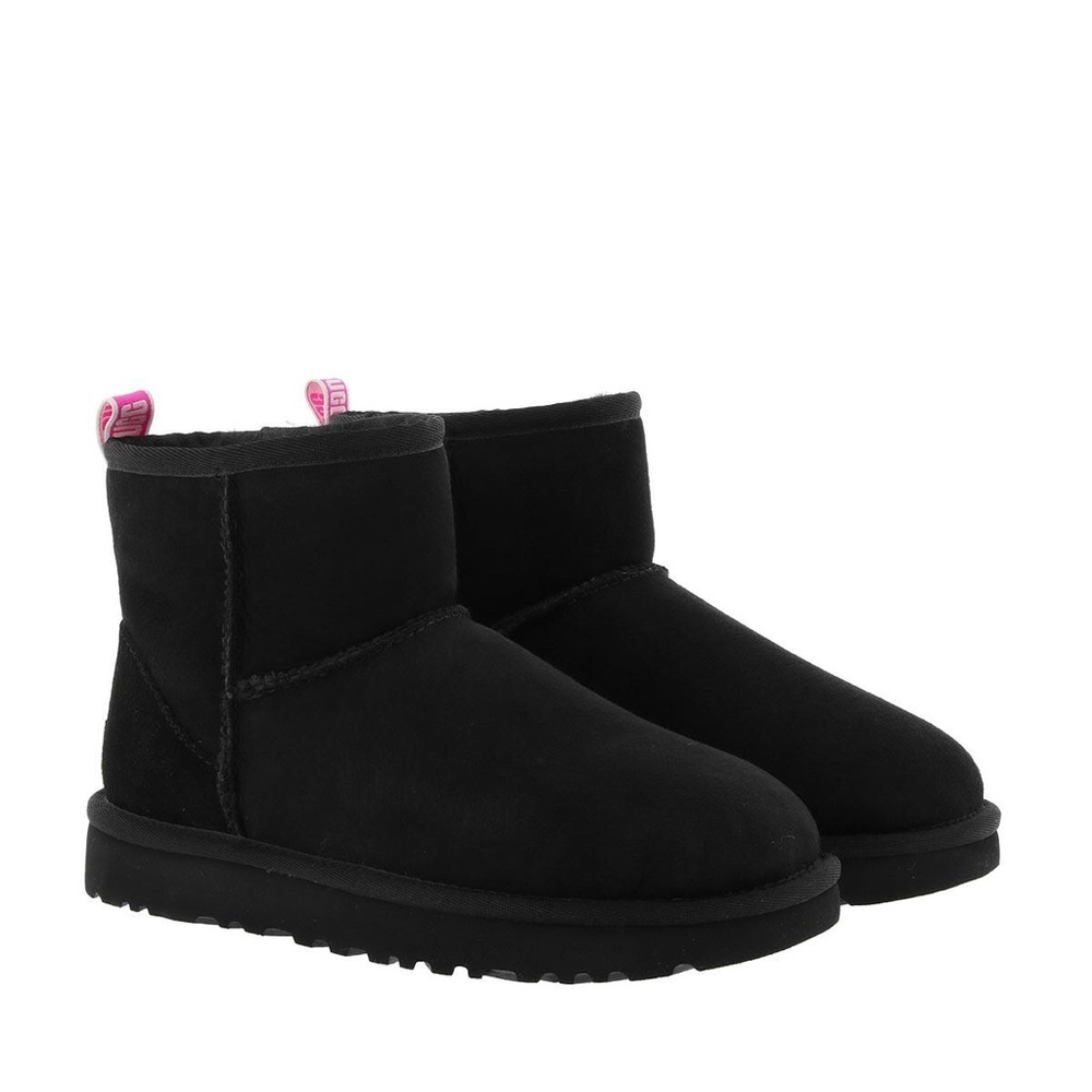 UGG Classic Mini II Graphic Logo Bootie - Size 7